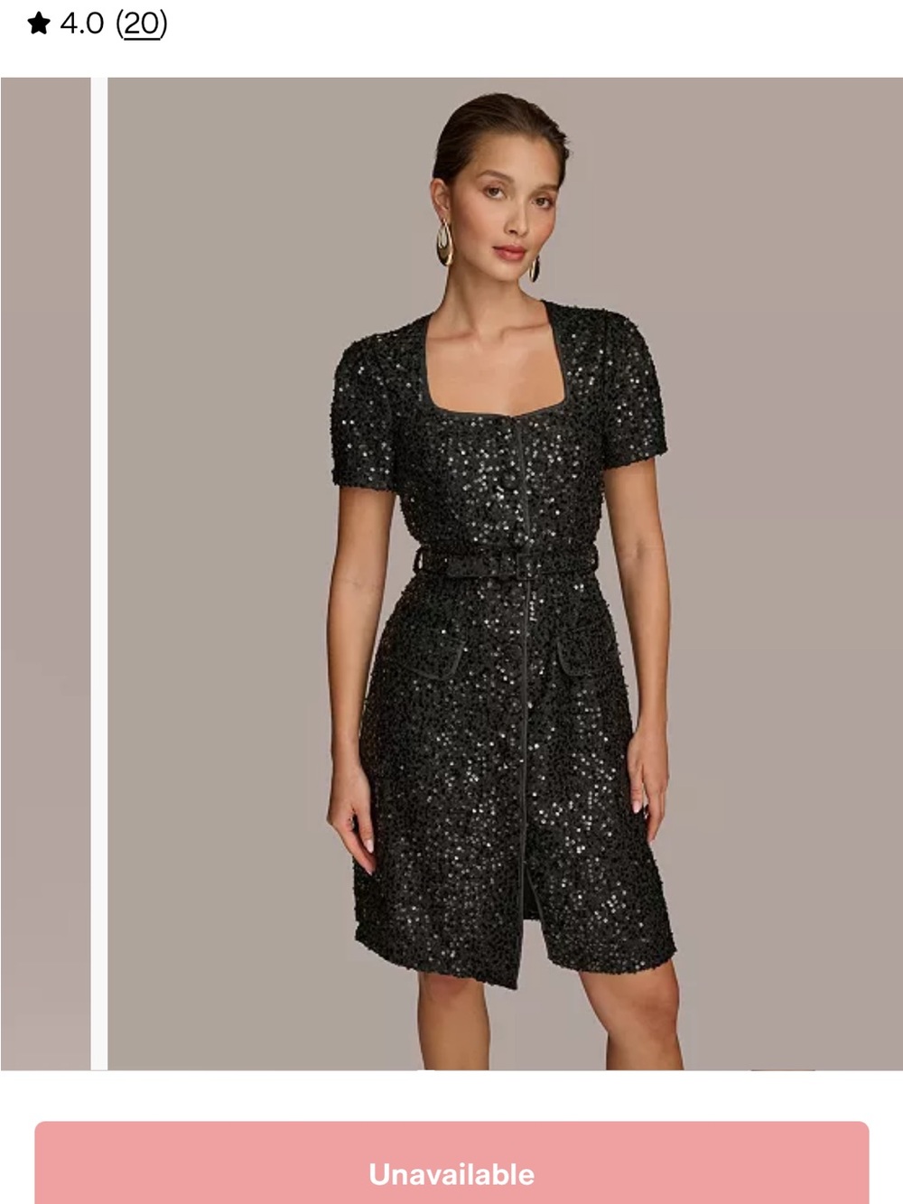Donna Karan stunning cocktail dress